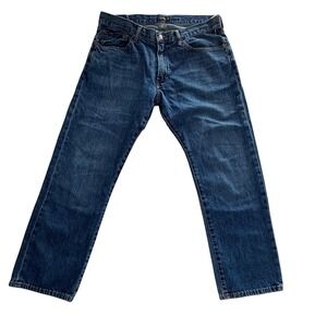 Polo Ralph Lauren Mens Jeans 35x30 Blue Wash Straight Leg Denim